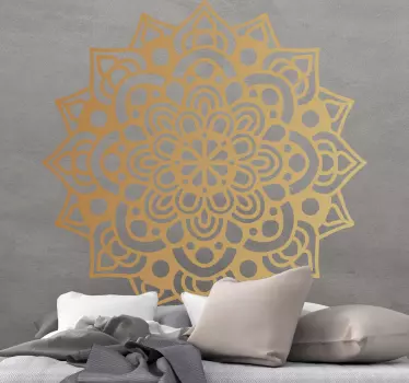 Luxury arabesque mandala floral wall decal - TenStickers