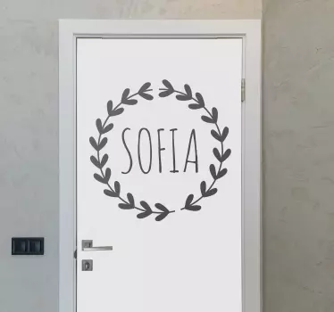 Personalised Room Kids Sticker - TenStickers