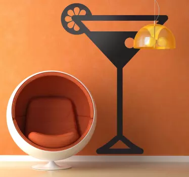 Kitchen wall sticker cocktail - TenStickers