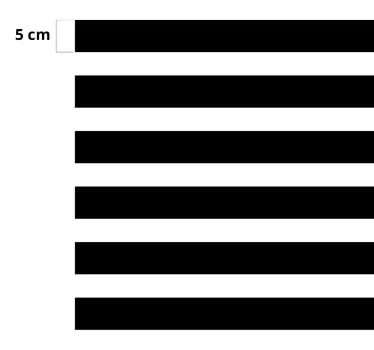 Horizontal lines furniture decal - TenStickers