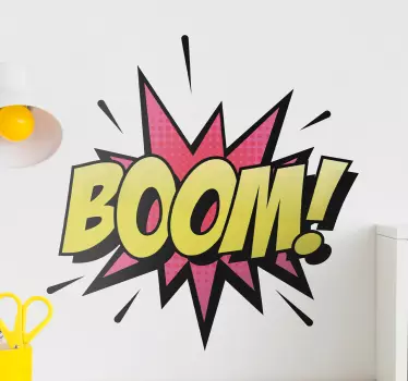 70's style retro wall decal - TenStickers