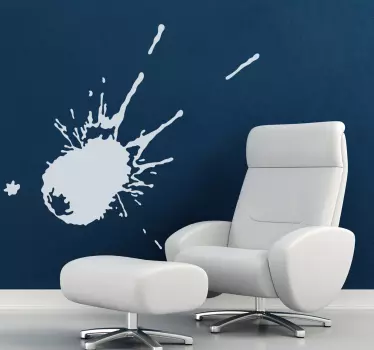 Abstract Splat Wall Sticker - TenStickers