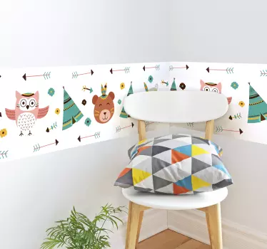 Animal Variety Nursery Stickers - TenStickers