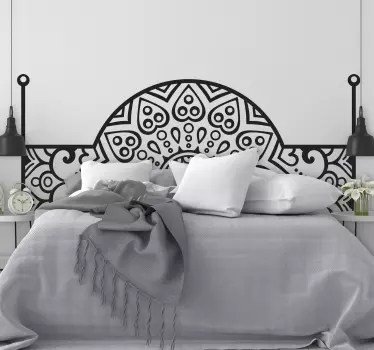 Arabic bedroom headboard headboard wall decal - TenStickers
