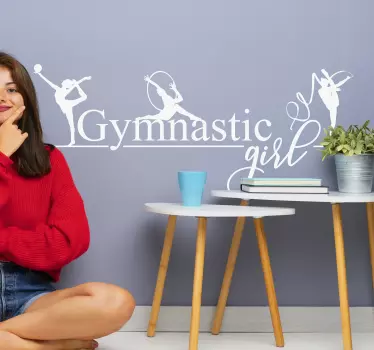Artistic gymnastics wall decor - TenStickers