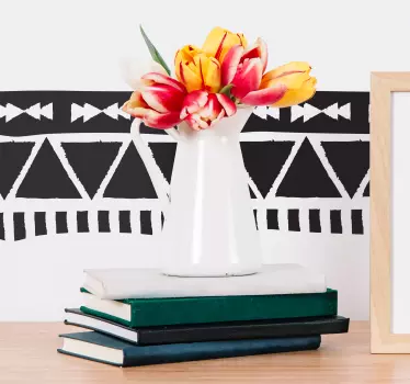Aztec Style Wall Mural Sticker - TenStickers