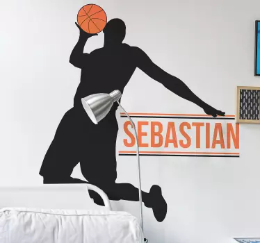 Basketball player Home Wall Sticker - TenStickers