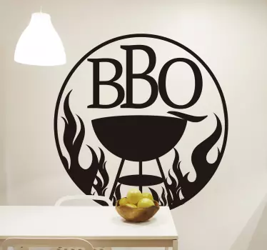 BBQ  food wall sticker - TenStickers