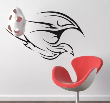 Bird Strokes Sticker - TenStickers