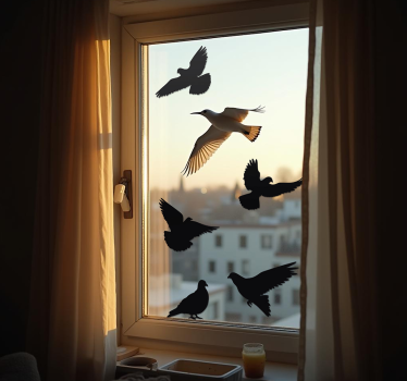 birds anti-collision window sticker - TenStickers