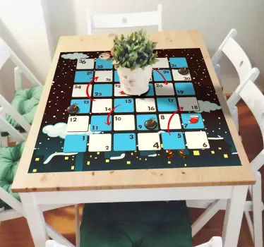 Board game  christmas wall sticker - TenStickers