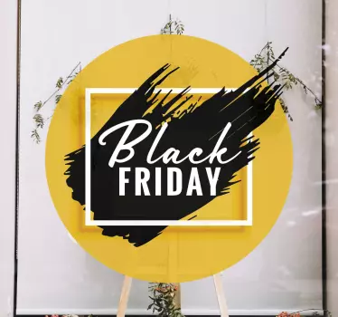 Black friday sticker bold black friday - TenStickers