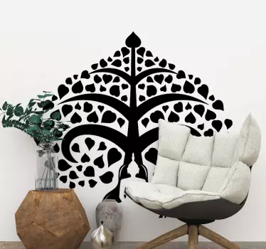 Buddha under tree Religion Stickers - TenStickers