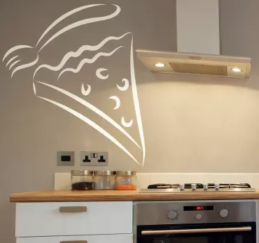 Cake & Fork Wall Decal - TenStickers