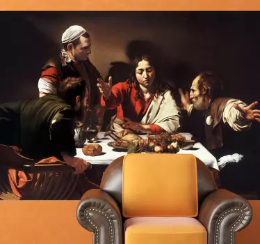 Caravaggio Painting Sticker - TenStickers