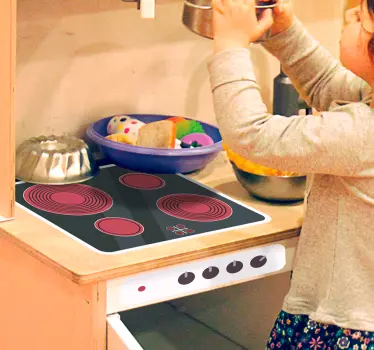 Ceramic cooker appliance decals - TenStickers