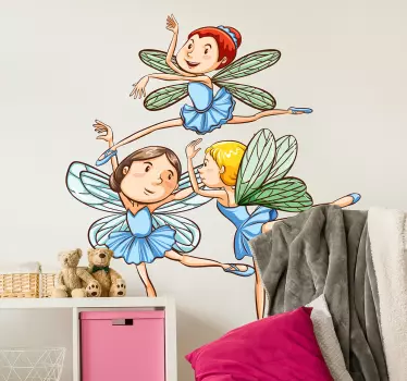 Child fairies fantasy decal - TenStickers