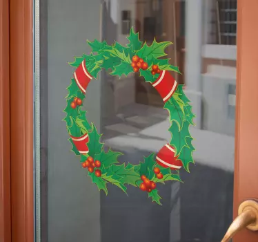 Christmas Crown Sticker - TenStickers