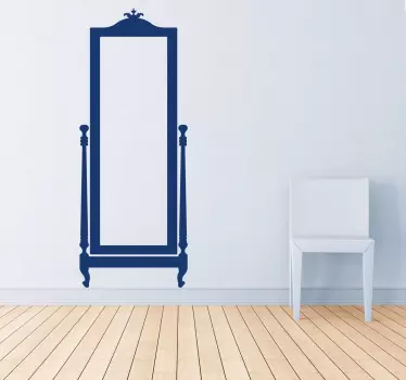 Classic Mirror Sticker - TenStickers