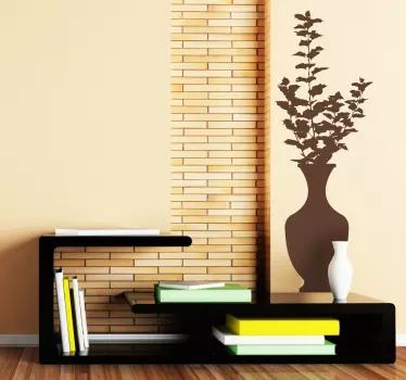 Classic Vase Wall Decal - TenStickers