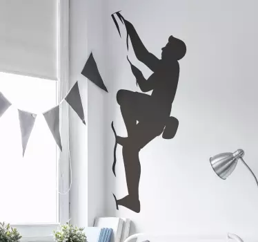 Climber extreme sports wall decal - TenStickers