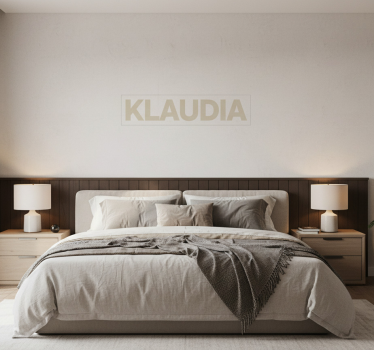 Cloud dancer wall sticker customisable - TenStickers