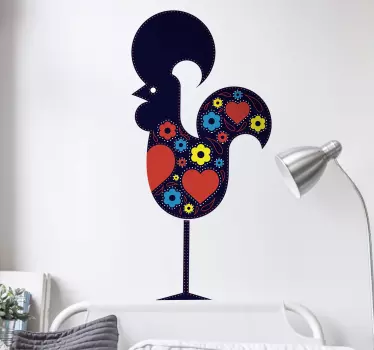 Barcelos rooster wall decor - TenStickers