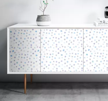 Colorful painted dots decals for furniture - TenStickers