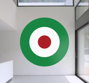 Concentric Round Target Decal - TenStickers