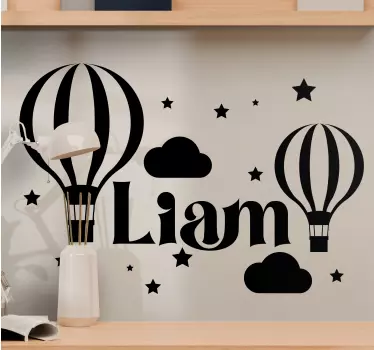 Custom monocolour balloons wall stickers for kid - TenStickers