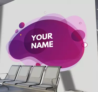 Customisable sticker customizable colorful shapes - TenStickers