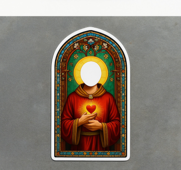 Customisable sticker man saint personalize - TenStickers