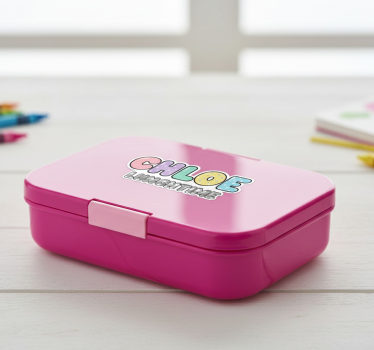 Illustration sticker custom playful lettering labels - TenStickers
