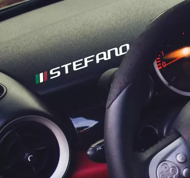 Customizable dashboard car sticker Car Decal - TenStickers