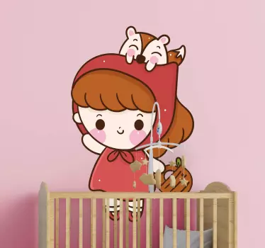 Cute Character Illustration wall stickers for kid - TenStickers