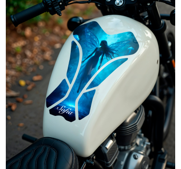 Dancing Witch motorcycle sticker - TenStickers