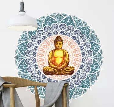 Decorative Chakra Buddha wall decal - TenStickers