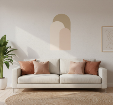 Desert abstract arches wall sticker - TenStickers
