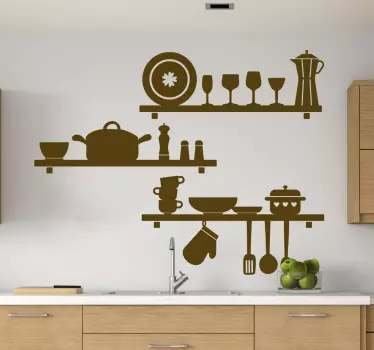 Different kitchen tools  cutlery sticker - TenStickers
