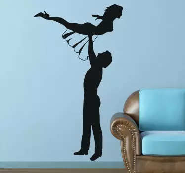 Dirty Dancing Silhouette Sticker - TenStickers