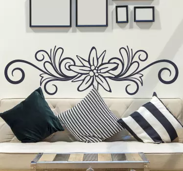 Edelweiss Set floral wall decal - TenStickers