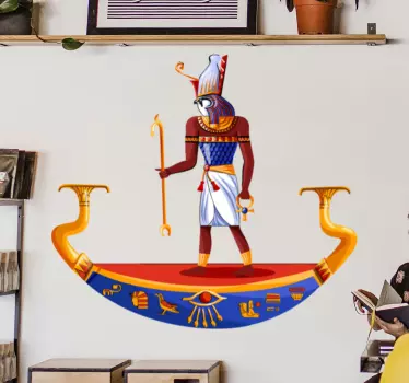 Egyptian god Horus Religion Stickers - TenStickers