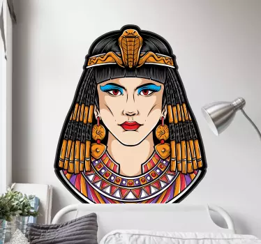 Egyptian Kleopatra religion Stickers - TenStickers