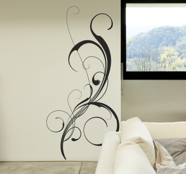 Elegant Filigree decal - TenStickers