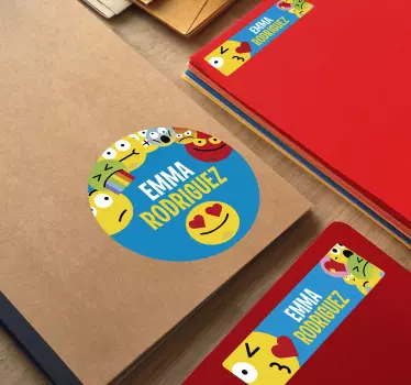 Emoji Character Personalization wall sticker - TenStickers
