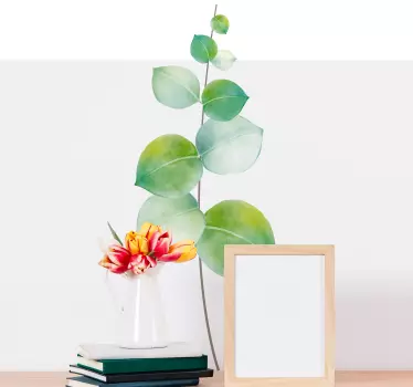 Eucalyptus illustration wall decor - TenStickers
