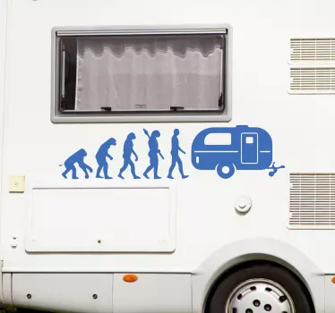 Evolution Caravan car decal - TenStickers