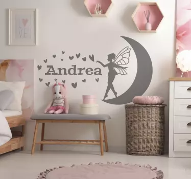 fairy spreading love fantasy decal - TenStickers