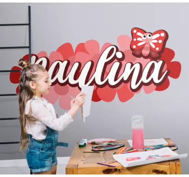 Fantasy decal custom butterfly design - TenStickers