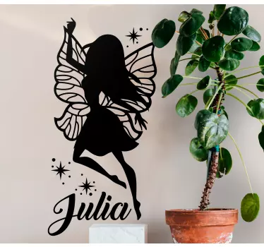 Fantasy decal fairy with sparkles - TenStickers